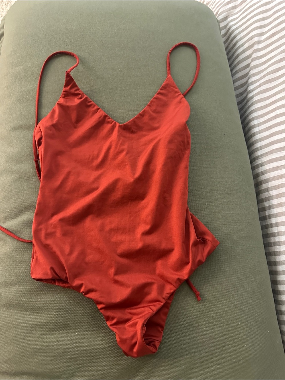 Novella Royale Rust Red One-Piece Swimsuit